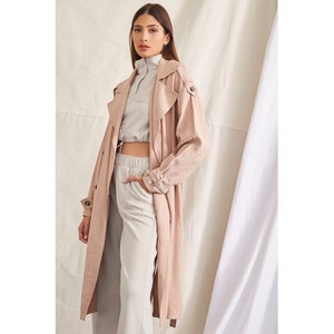 Double-Breasted Trench Jacket