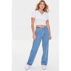 Striped 90s-Fit Jeans