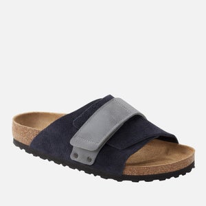 Birkenstock Men's Kyoto Suede Slide Sandals - Midnight
