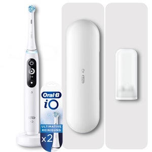 Oral-B iO7 Handle & Toothbrush Heads Bundle (Pack of 2) - White
