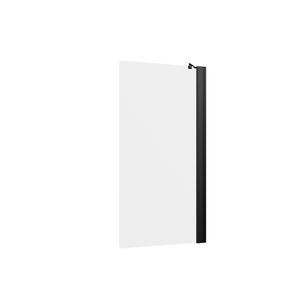 Noir Fixed Bath Screen Black