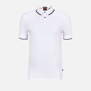 BOSS Orange Men's Passertip Polo Shirt - White