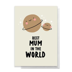 Best Mum In The World Greetings Card
