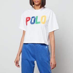 Polo Ralph Lauren Women's Polo Logo Cropped T-Shirt - White