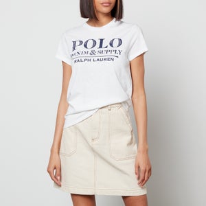 Polo Ralph Lauren Women's Denim Suplly T-Shirt - White