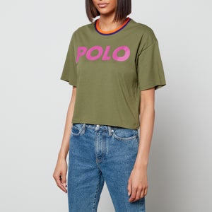 Polo Ralph Lauren Women's Cropped Short Sleeve T-Shirt - Army Olive