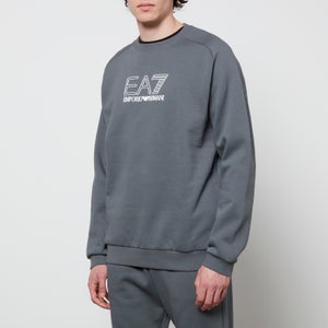 EA7 Men's Visability Fleece Sweatshirt - Iron Gate