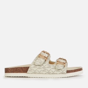 Michael Kors Girls' Lorek Monogram Sandals - Metalic