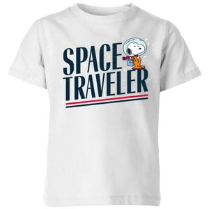 Peanuts Snoopy Space Traveler Kids' T-Shirt - White