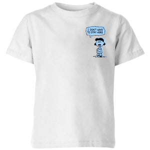 Peanuts Peanuts Don’t Have To Stay Kids' T-Shirt - White