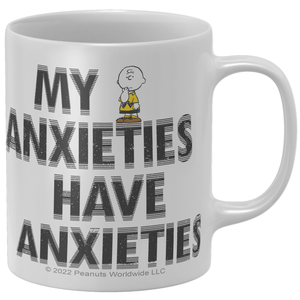 Peanuts Charlie Brown My Anxieties Have Anxieties Mug