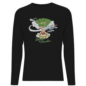 Camiseta de manga larga Paradise para hombre de Green Day - Negro