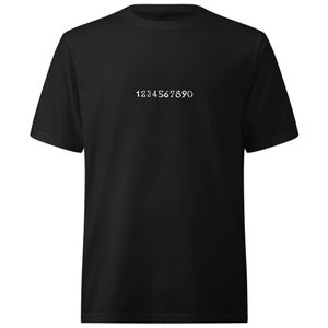 My Chemical Romance Numbers Oversized Heavyweight T-Shirt - Black