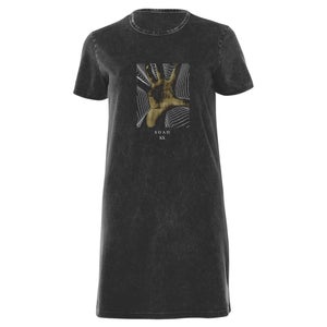 Ice Cube Acid Wash T-Shirt Dress