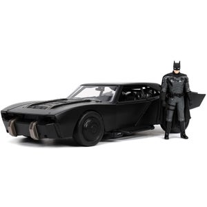 Jada Toys The Batman 1:24 Scale Die-Cast Metal Vehicle - Batman & Batmobile