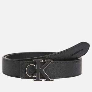 Calvin Klein Jeans Women's Mono Hardware Outline Belt 30mm - Black