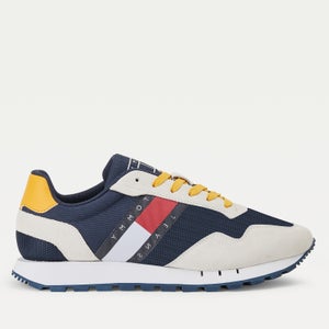 Tommy Jeans Retro Running Style Mesh and Faux Suede Detail Trainers