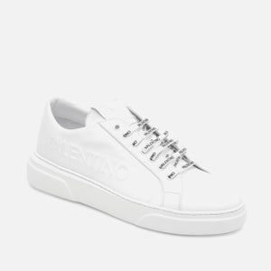 Valentino Shoes Men's Leather Cupsole Trainers - White