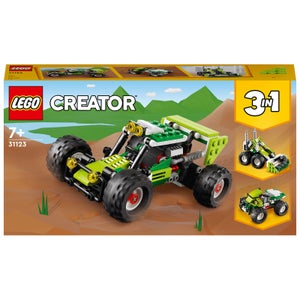 LEGO Creator: 3 in 1 Off-road Buggy, Digger, Toy Car Set (31123)