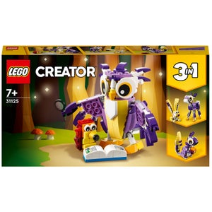 LEGO Creator 31125 Criaturas Fantásticas del Bosque, Animales de Juguete