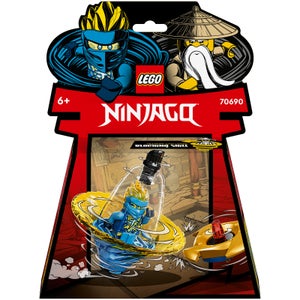 LEGO 70690 NINJAGO Entrenamiento Ninja de Spinjitzu de Jay con Peonza