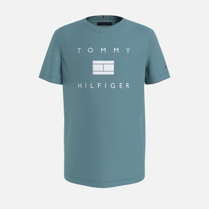Tommy Hilfiger Boys’ Logo Artwork Cotton-Jersey T-Shirt