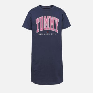 Tommy Hilfiger Girls Varsity Stretch Organic Cotton T-Shirt Dress