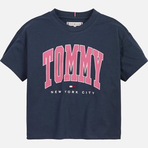 Tommy Hilfiger Girls Bold Varsity T-Shirt - Twilight Navy
