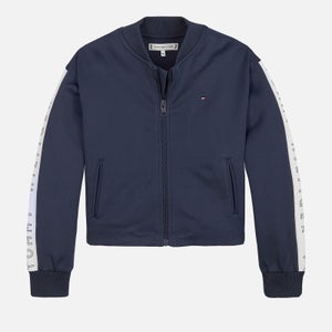 Tommy Hilfiger Girls' Organic Cotton-Blend Jersey Track Jacket