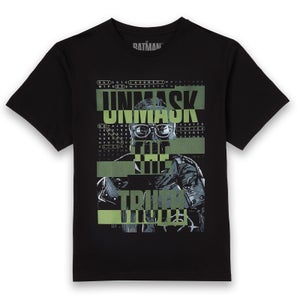 The Batman Unmask The Truth Men's T-Shirt - Black