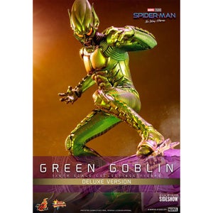 Hot Toys Marvel Spider-Man: No Way Home Movie Masterpiece - Action Figure 1/6 Green Goblin (Edizione Deluxe) 30 cm