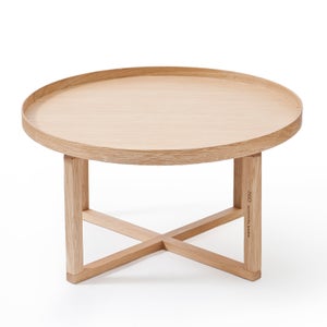 Wireworks Natural Oak 66D Round Coffee Table
