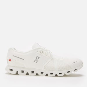 ON Men's Cloud 5 Running Trainers - All White