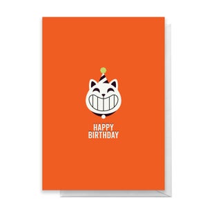 Kitty Happy Birthday Greetings Card