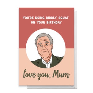 Diddly Squat Birthday Greetings Card