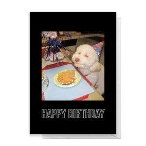 Happy Birthday Dog Meme Greetings Card