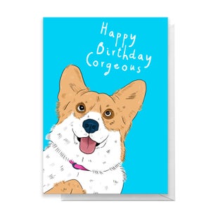 Happy Birthday Corgeous Corgi Greetings Card