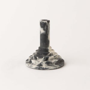 Smith & Goat Disco Stick Concrete Candle Holder - Charcoal White