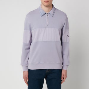 PS Paul Smith Men's Popover Zip Neck Sweatshirt - Purple
