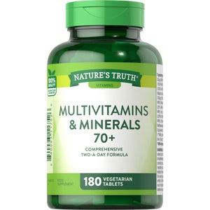 Multivitamins & Minerals for 70 plus - 180 Tablets
