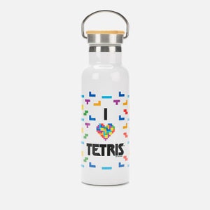 Tetris&trade; I Love Tetris Portable Insulated Water Bottle - White