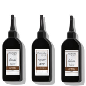 Christophe Robin Temporary Colour Gel Trio Bundle - Dark Chestnut