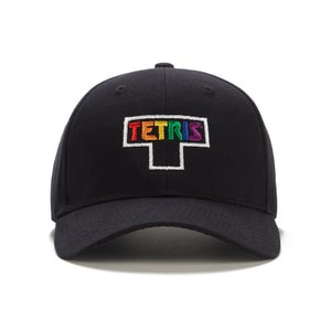 Gorra de béisbol bordada Key Logo de Tetris - Negro
