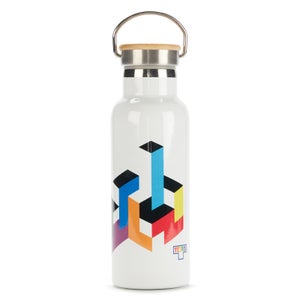 Tetris&trade; We All Fit Together Portable Insulated Water Bottle - White