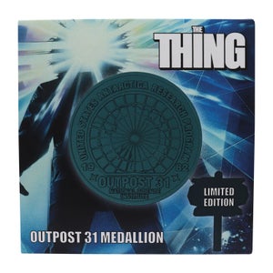 Fanattik The Thing 40th Anniversary Ice Blue Limited Edition Medallion