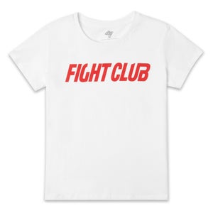 Camiseta de mujer con el logotipo del club de la lucha - Blanca