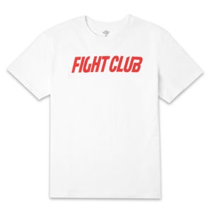 Fight Club Logo Heren T-Shirt - Wit