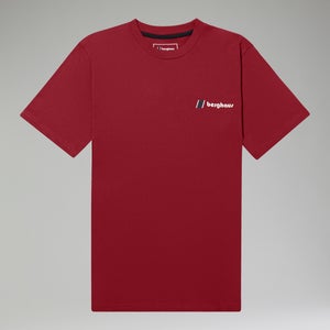 Unisex Skyline Lhotse T Shirt - Dark Red