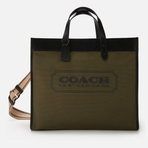 Coach Men's Field Tote 40 With Coach Badge Bag - Army Green