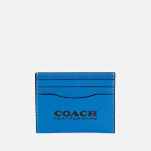Coach Men's Flat Card Case - Blue Fin/Black